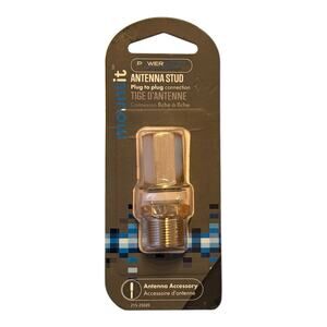 Power Comm MOUNTIT Antenna Stud 215-25020 3/8" BASE Plug To Plug NIB